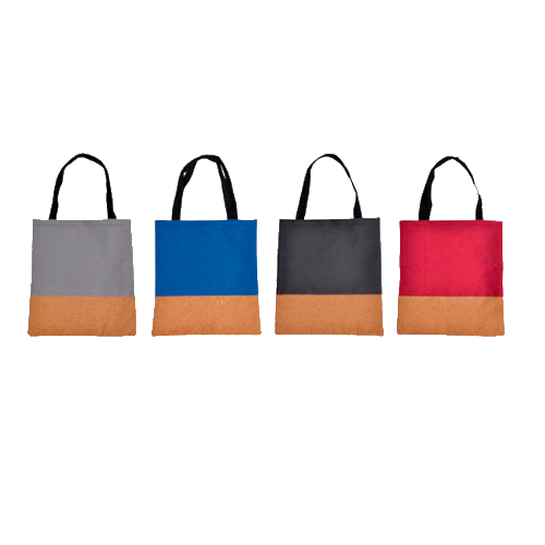 Totebag o bolso con base de corcho