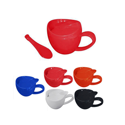 Jarro mug con cuchara