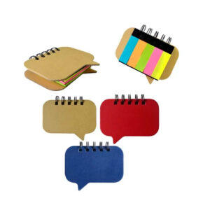 Libreta ecológica con forma idea