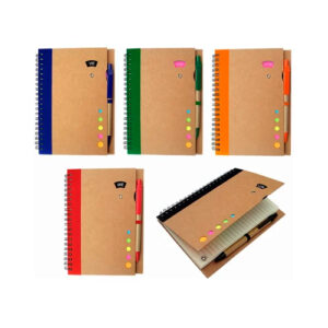 Libreta ecológica con lapicero