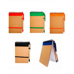Libreta ecológica con lapicero